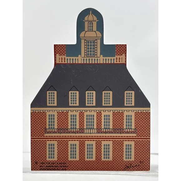 Vintage The Cats Meow Williamsburg Series Governors Palace 1993 - Picture 2 of 4